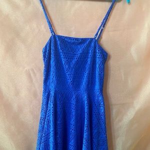 Express Blue Mini Dress